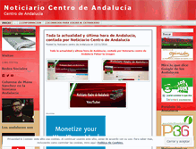 Tablet Screenshot of noticiariocentrodeandalucia.wordpress.com