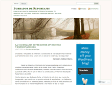 Tablet Screenshot of borradordereportajes.wordpress.com