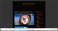 Desktop Screenshot of halley23.wordpress.com