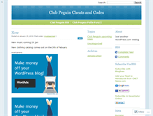 Tablet Screenshot of clubpeguinmmcc.wordpress.com