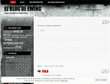 Tablet Screenshot of eewingg.wordpress.com