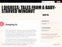 Tablet Screenshot of idigress.wordpress.com