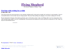 Tablet Screenshot of flyingshepherd.wordpress.com