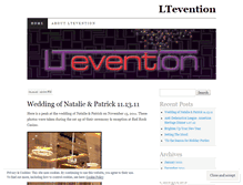 Tablet Screenshot of ltevention.wordpress.com