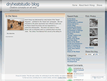 Tablet Screenshot of dryheatstudio.wordpress.com