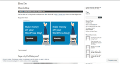 Desktop Screenshot of hoado.wordpress.com