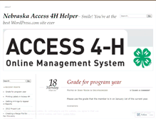 Tablet Screenshot of nebraskaaccess4h.wordpress.com