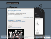 Tablet Screenshot of ondacristiana.wordpress.com
