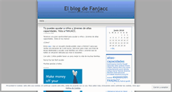 Desktop Screenshot of fanjacc.wordpress.com