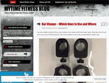 Tablet Screenshot of mytimefitness24.wordpress.com