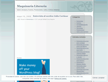 Tablet Screenshot of maquinarialiteraria.wordpress.com