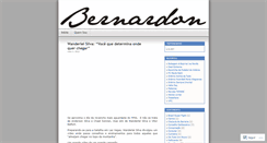 Desktop Screenshot of bernardon.wordpress.com