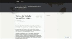 Desktop Screenshot of coisadecabelo.wordpress.com