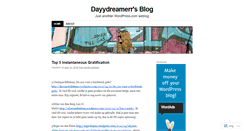 Desktop Screenshot of dayydreamerr.wordpress.com