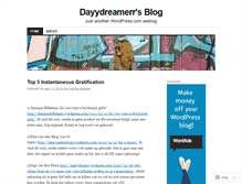 Tablet Screenshot of dayydreamerr.wordpress.com