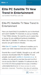 Mobile Screenshot of elitepcsatellitetvtrend.wordpress.com