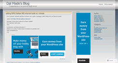 Desktop Screenshot of dalmade.wordpress.com