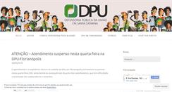 Desktop Screenshot of dpusc.wordpress.com