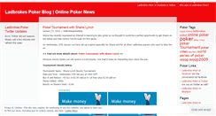 Desktop Screenshot of ladbrokespokerblog.wordpress.com