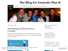 Tablet Screenshot of fantasticplanb.wordpress.com