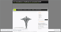 Desktop Screenshot of ictinnovationsinhealthcare.wordpress.com