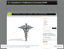 Tablet Screenshot of ictinnovationsinhealthcare.wordpress.com
