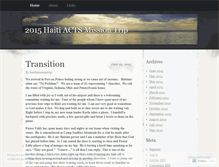 Tablet Screenshot of haitimissiontrip.wordpress.com