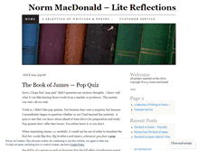 Tablet Screenshot of normmacdonald.wordpress.com