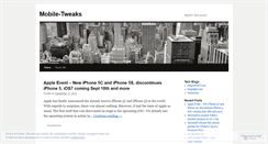 Desktop Screenshot of mobiletweaks.wordpress.com