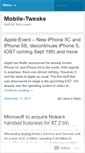 Mobile Screenshot of mobiletweaks.wordpress.com