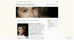 Desktop Screenshot of peoplepetportraits.wordpress.com