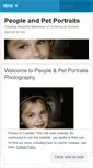 Mobile Screenshot of peoplepetportraits.wordpress.com