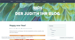 Desktop Screenshot of diejudith.wordpress.com