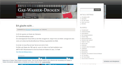 Desktop Screenshot of gaswasserdrogen.wordpress.com