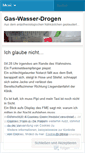 Mobile Screenshot of gaswasserdrogen.wordpress.com
