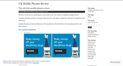 Desktop Screenshot of mobilephonesreviewer.wordpress.com