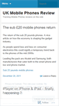 Mobile Screenshot of mobilephonesreviewer.wordpress.com
