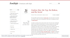 Desktop Screenshot of femstyle.wordpress.com