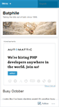 Mobile Screenshot of batphile.wordpress.com