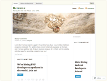 Tablet Screenshot of batphile.wordpress.com