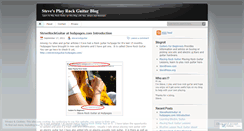 Desktop Screenshot of playrockguitar.wordpress.com
