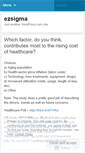 Mobile Screenshot of ezsigma.wordpress.com