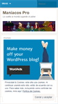 Mobile Screenshot of maniacospro.wordpress.com