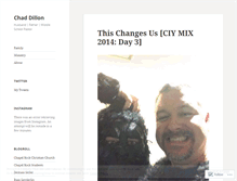 Tablet Screenshot of chaddillon.wordpress.com