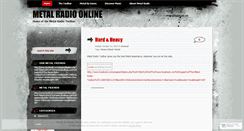 Desktop Screenshot of listen2metal.wordpress.com