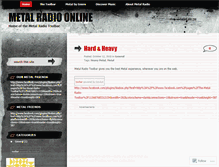 Tablet Screenshot of listen2metal.wordpress.com