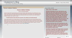 Desktop Screenshot of cikaladven.wordpress.com