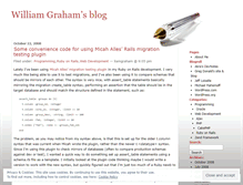 Tablet Screenshot of liamgraham.wordpress.com