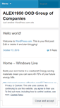 Mobile Screenshot of aleks1950.wordpress.com