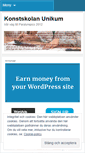 Mobile Screenshot of konstskolanunikum.wordpress.com